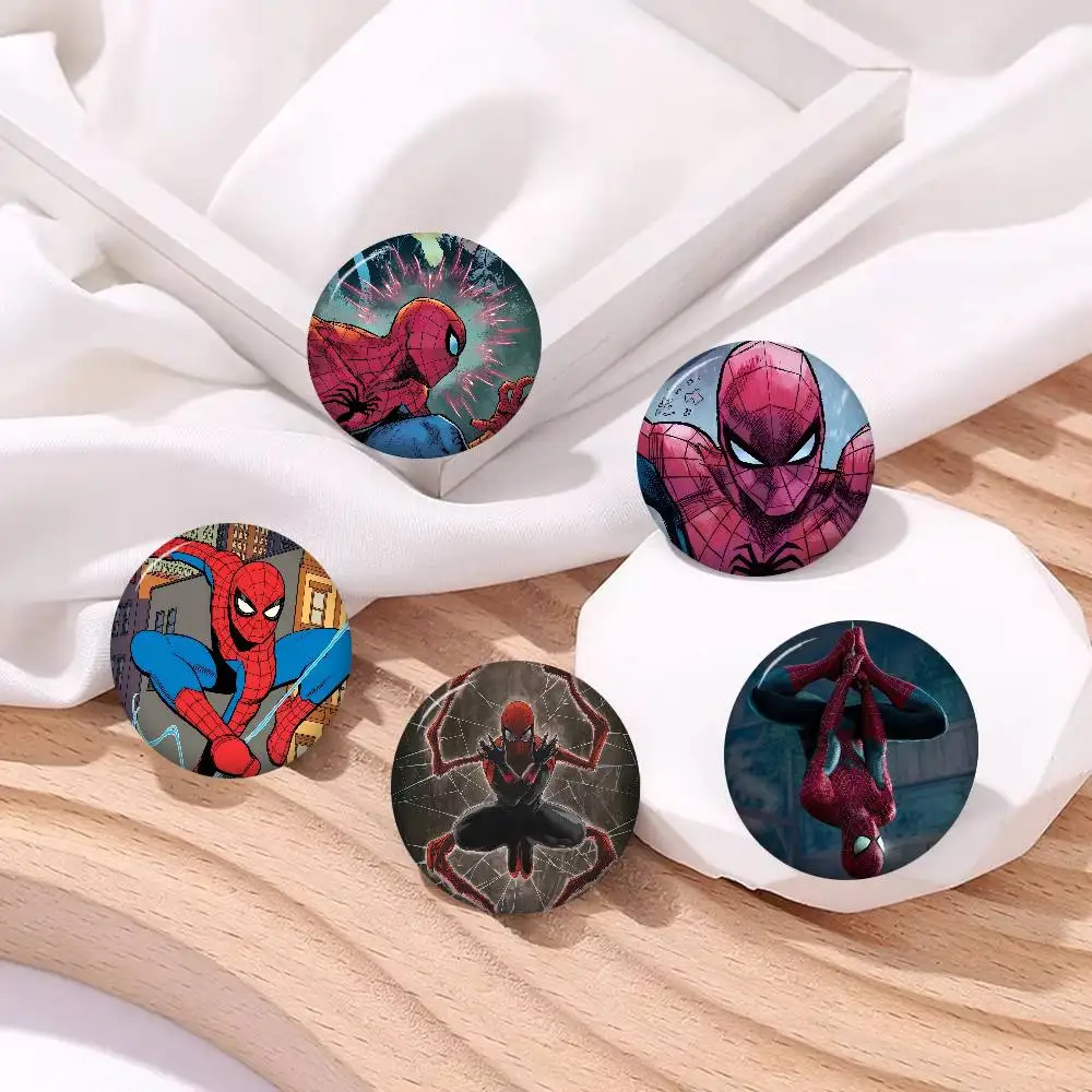 Super Hero S-s-Spider-Man Movie Handmade Brooch Cartoon Cosplay Badge On Backpack Jewelry Accessories Gifts