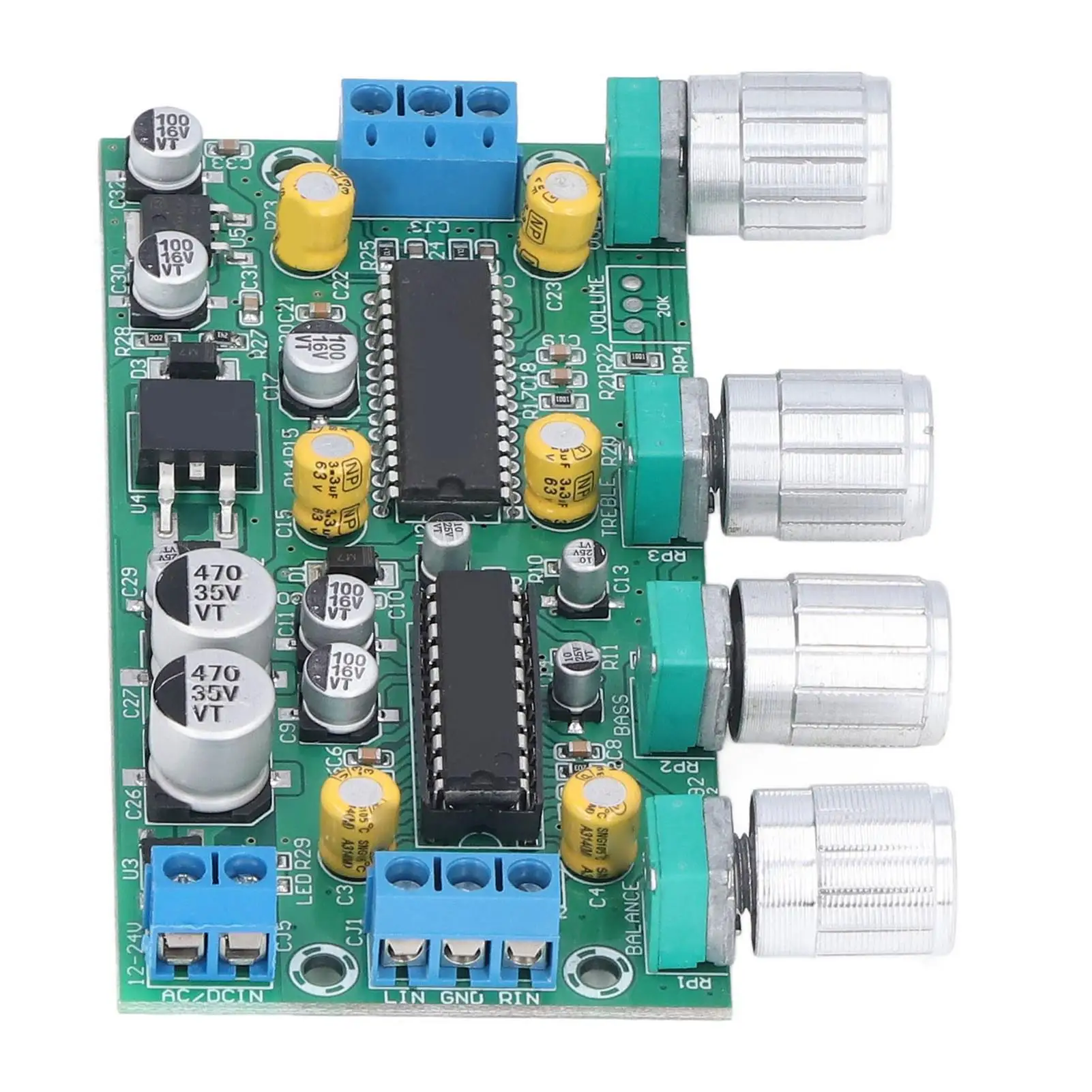 

for home Theater Audio Amplifier Module with Volume Control - Preamplifier Board for Power Amplification