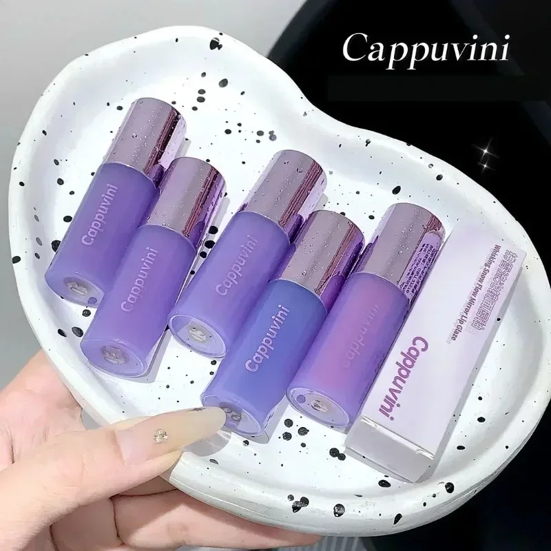 Cappuvini-Rouge à Lèvres Hydratant et Durable, Gelée d'Eau Légère, Brcorporelle, Mûrier Foncé, Jules Glaze, Maquillage, Lèvres Coréennes, Cosmétiques, 03