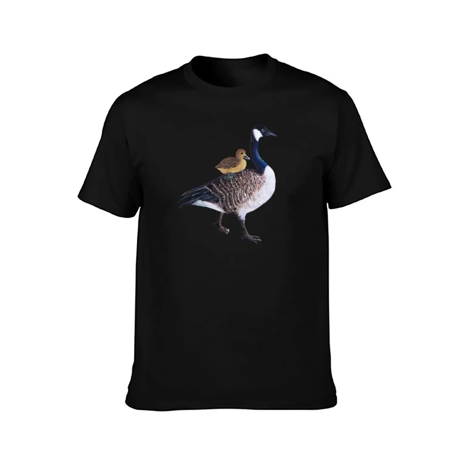 Mama Goose and Baby Goose T-Shirt plus sizes cotton man t-shirts summer top mens graphic t-shirts anime