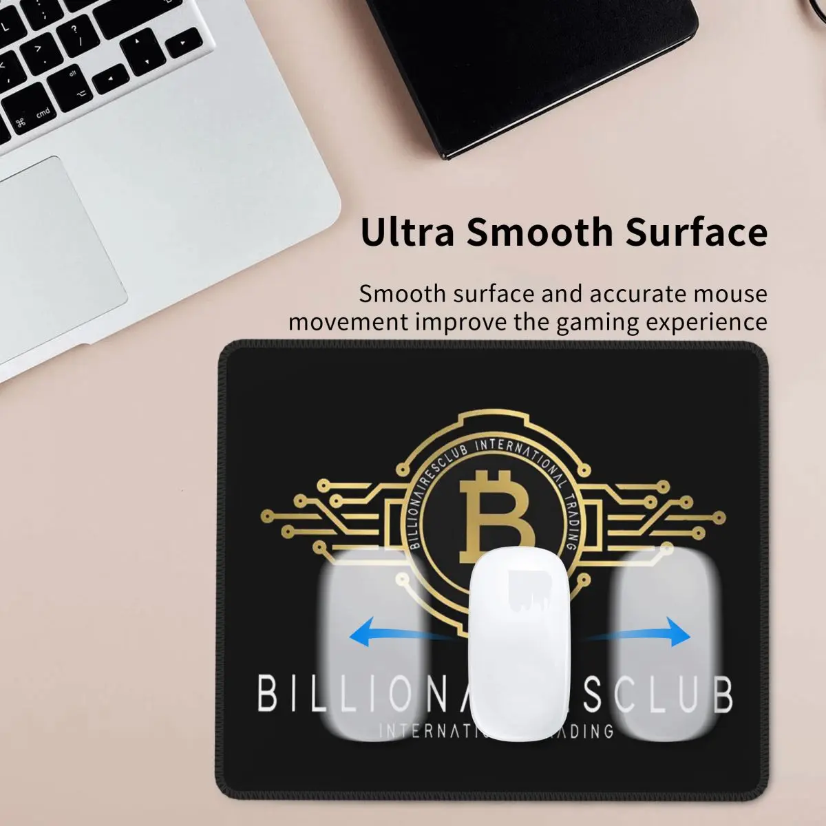 Bitcoin BTC Crypto Currency Mouse Pad Computer Keyboard Mouse Mat Gamer PC Desk Mat Office Accessories Table Mats