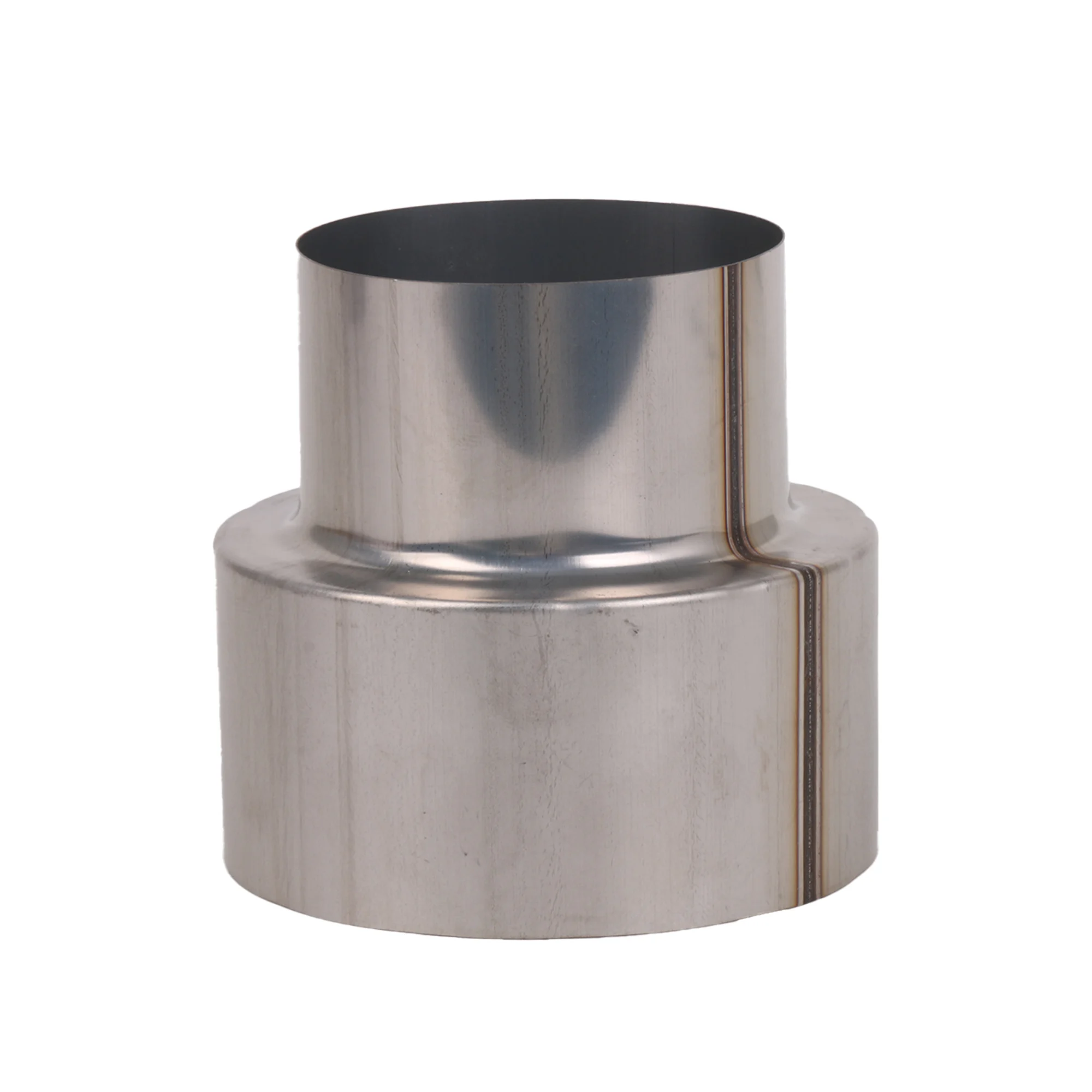 Silver Exhaust Tube Reducing Adapter, Easy To Install, 2.36 Inch Inner Dia To 3.25 Inch Outer Dia