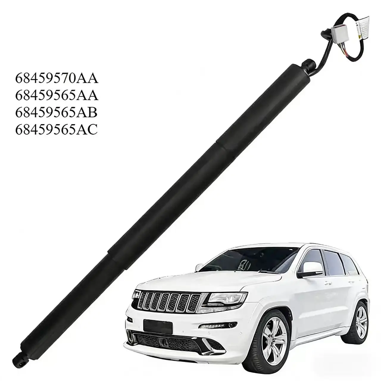 

For 2021-2024 Jeep GRAND CHEROKEE Tailgate Support Rod Rear Tailgate Strut Electric Support Struts 68459565AA 68459565AB