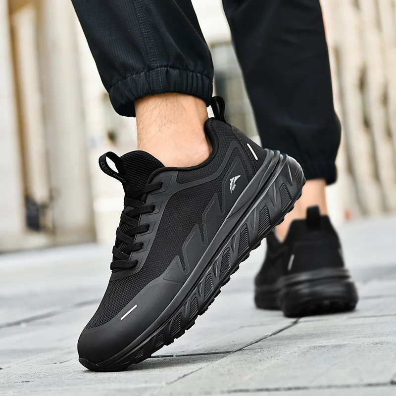 

Mesh Comfortable Outdoor Jogging Runnning Sport Sneaker Shoes Fashion Lightweight Breathable Men Vulcanize Casual Barefoot Shoes