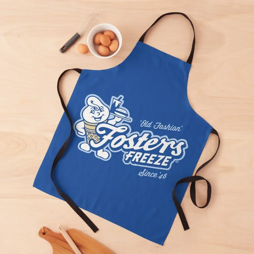 

Fosters Freeze Cafe Apron chef costume Kitchen accessories custom women's kitchen home women Apron