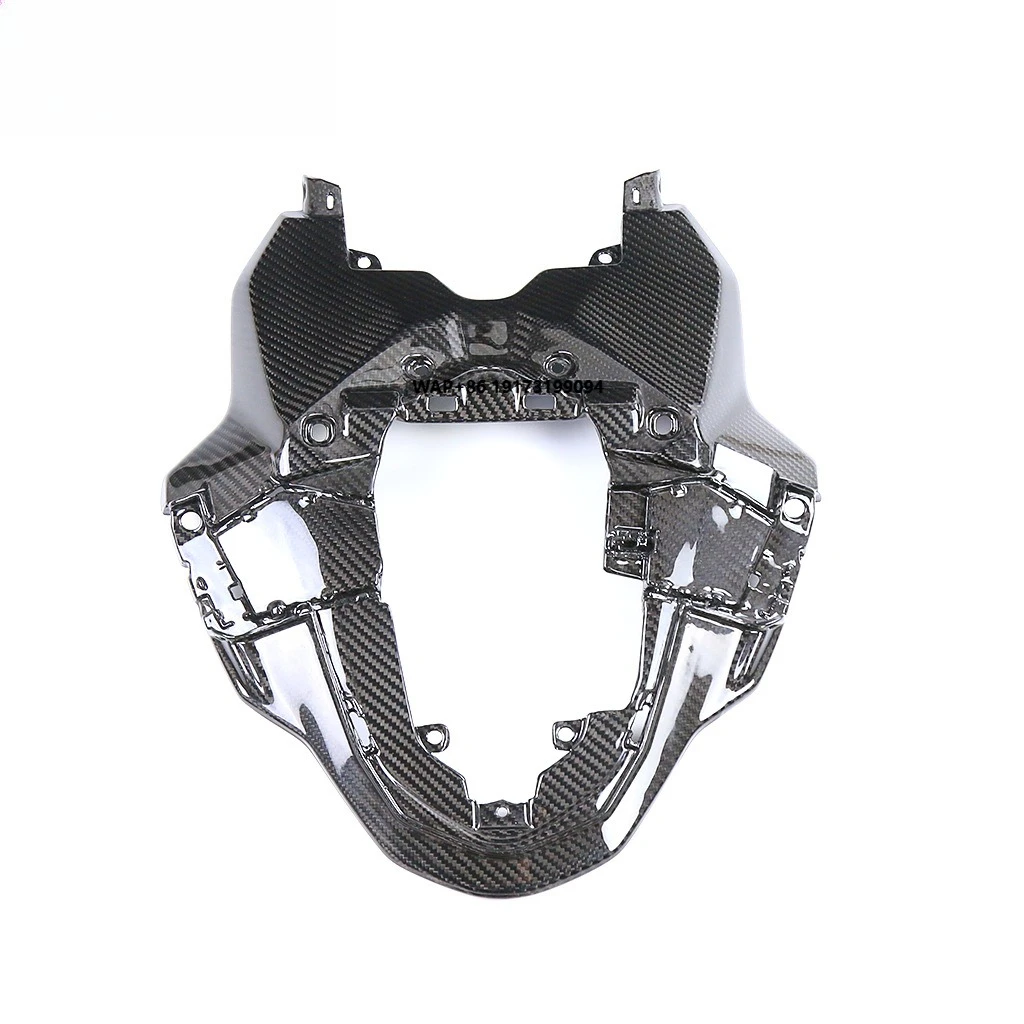 High Quality Real 3K dry carbon fiber tail seat middle plate motorcycle modification suitable for  S1000RR