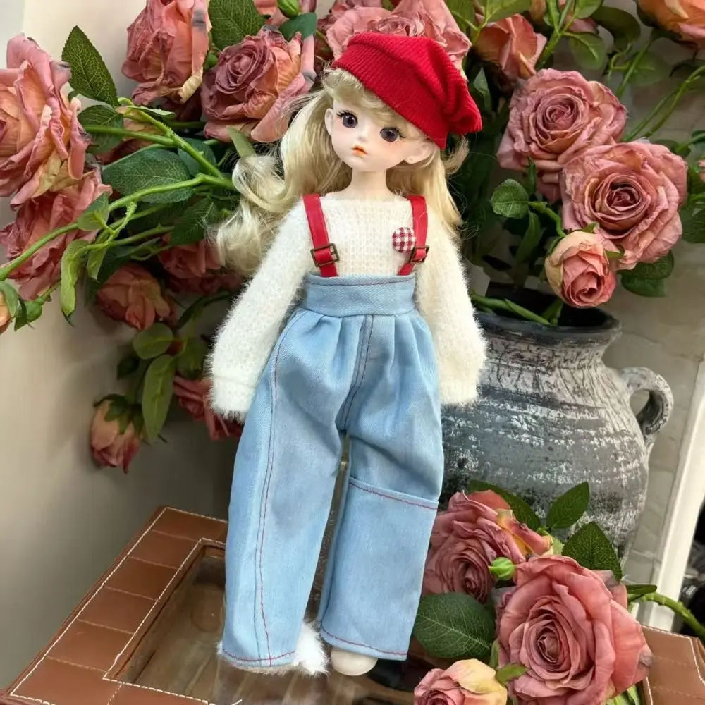 1 Set 30cm 30cm with Clothes Attractive Eyes Long Hair Princess Dress Up Ball Jointed Elegant Princess Makeup Ball Joint