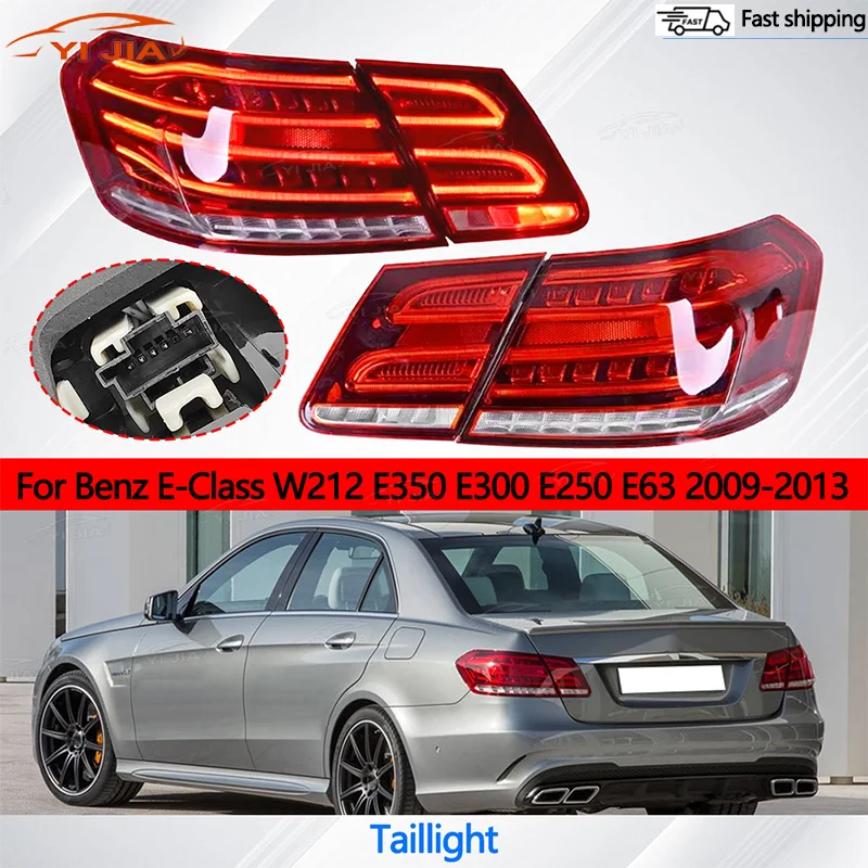 High-Quality Automotive Tail Light Assemblies For Mercedes-Benz E Class W212 2009-2013 E200 E300 Brake Lights And Turn Signals