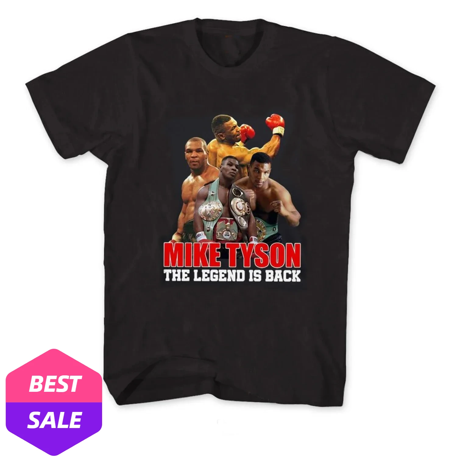 The Legend Is Back. Boxing Champion Mike Tyson T-Shirt 100% Cotton O-Neck Short Sleeve Summer Casual Mens T-shirt Streetwear
