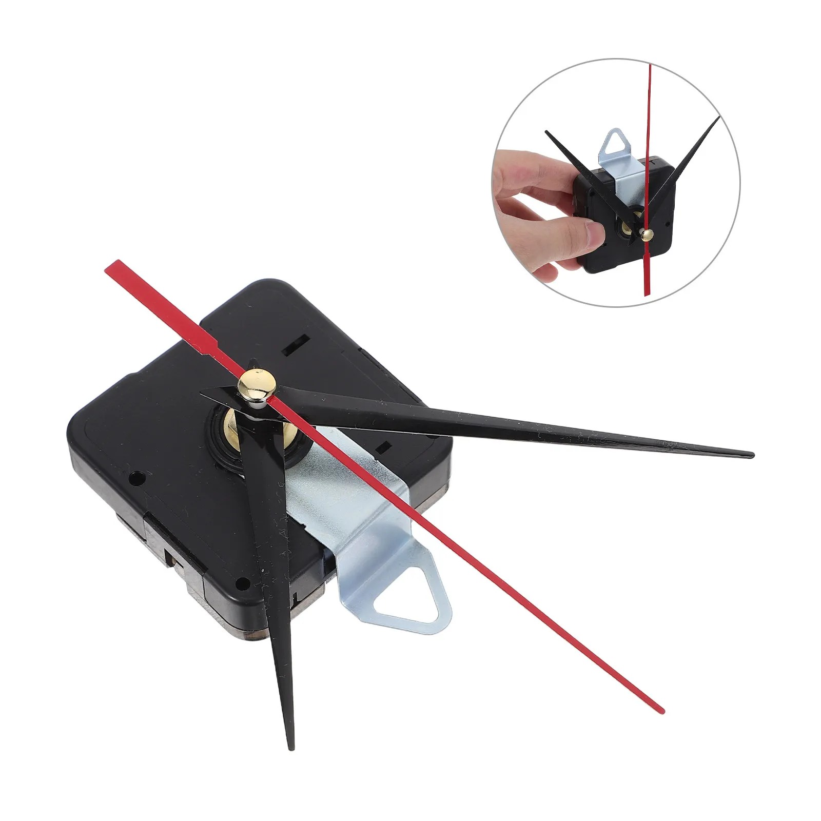 1Set Clock Hands Hour Minute Second Pointer Anodized Finish Silent Quartz Movement DIY Repair Kit Replacement Parts for Wall