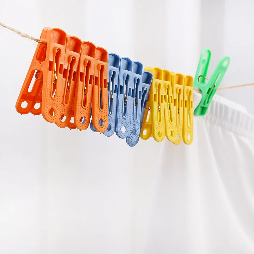 40/20Pc Clothes Photo Hanging Clip Plastic Clothespins Pegs Pin Laundry Household Clothespins Socks Underwear Drying Rack Holder