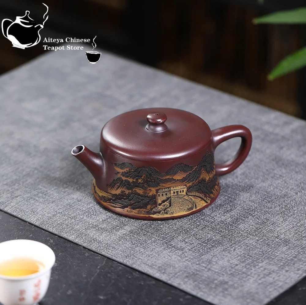 Yixing Purple clay teapot, antique copper clay, Jiangshan Range Rover, Kung Fu tea set, Chinese teapot, health pot
