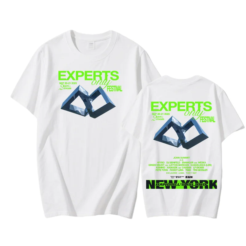 

Experts Only Festival Music Festival T-shirt Printing Punk Tshirts Cotton Short Sleeve Male John SummitT Shirt Gothic UnisexTops