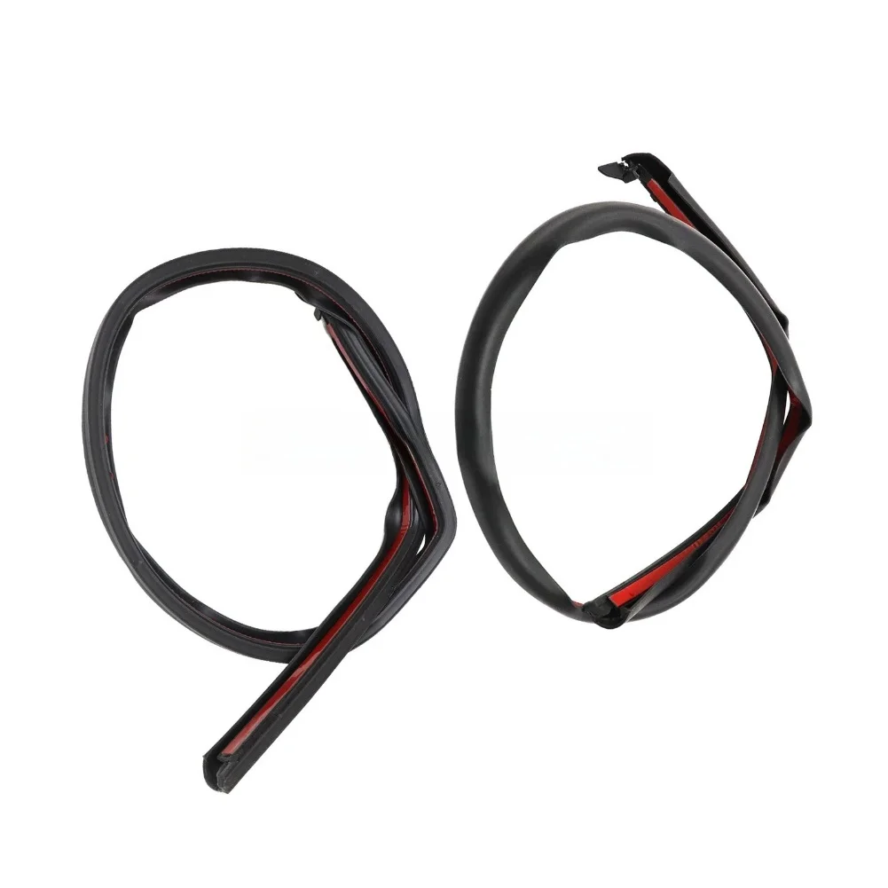 Seal Pintu Pengganti Belakang Depan Sepasang untuk BMW Untuk X5 2014 2018 Bahan ABS Nomor OEM 51767318510 51767318509