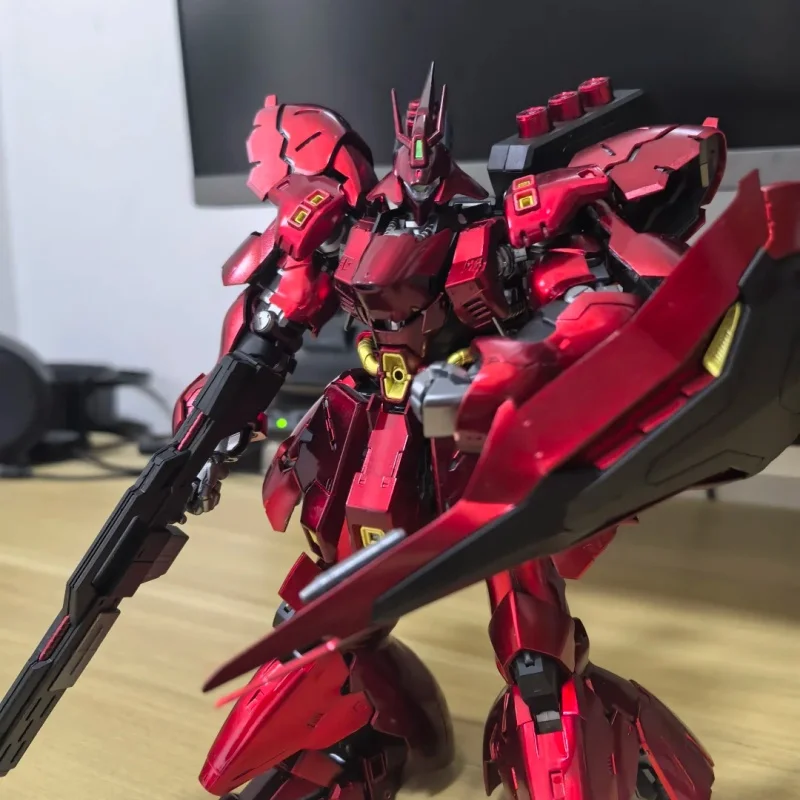 

Sazabi RG 1/144 Mech Assembly Model Kit Action Figures Boy Puzzle Toys Gift Collectible Desktop Ornament Doll With Water Sticker