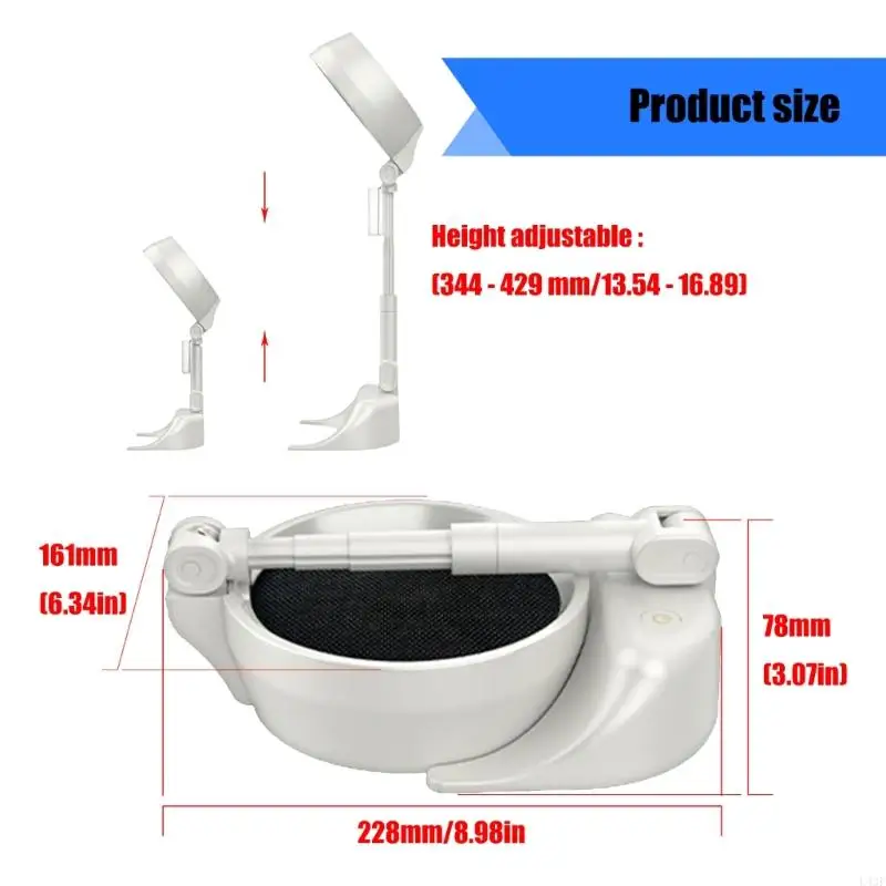 L43F Portable Desktop Hood Exhaust Fan for Indoor BBQ Kitchen Extractor Hood