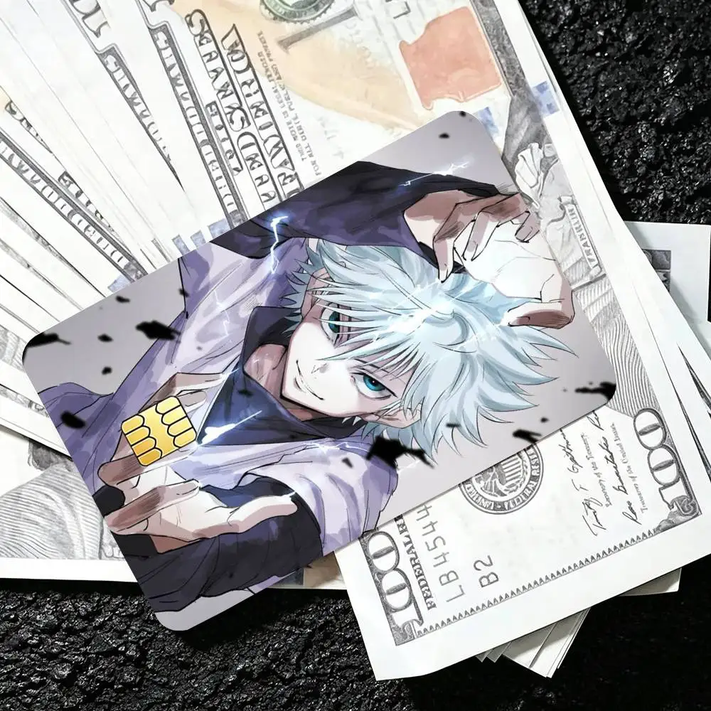 Killua Zoldyck Credit Card HD Stickers Easy to replace, change card style anytime as you like
