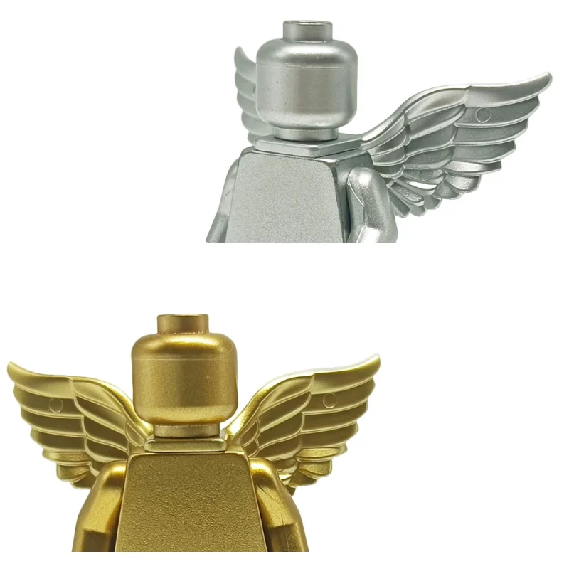 Michael Gabriel Golden Luck Angel Wings Building Blocks Mini Action Figure Bricks Toys