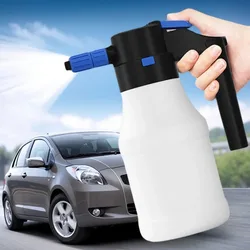 2/1.5L Electric Snow Foam Sprayer 2300mAh Car Wash Spray Bottle USB Rechargeable Lance Watering Can for Car Window Cleaning