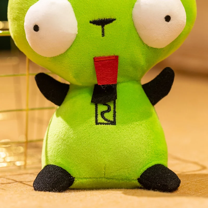 2024 Neue Alien Invader ZIM GIR Hund Plüschfigur Spielzeug Gefüllte Plüsch Grüne Kawaii Puppe Sammlerstück – Detail 8