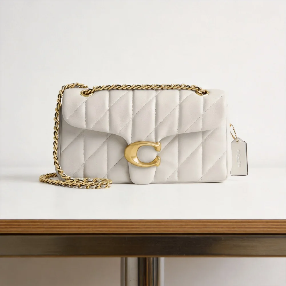 High-quality premium fashion diamond-link shoulder and crossbody bag, small square bag for instant profit