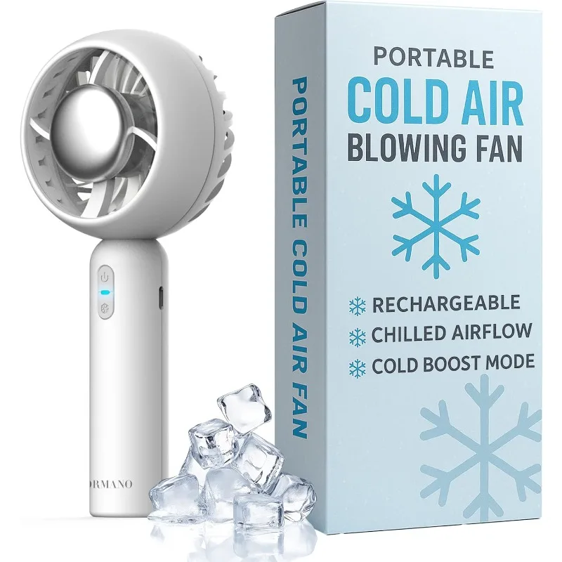 

Портативные охлаждающие вентиляторы переменного тока с холодным воздухом — ПОДЛИННАЯ перезаряжаемая портативная охлаждающая подставка для ледяного охлаждения, портативная