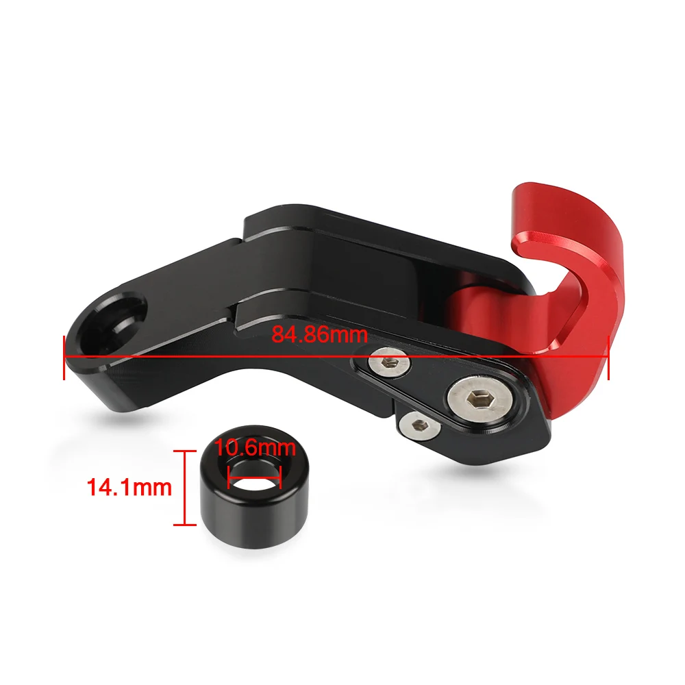 For TARO TR300 TR400 TR 300 400 Motorcycle Front Mirror Rod Luggage Hook Bag Hanger Cargo Carry Claw Crotchet Grip Helmet Holder
