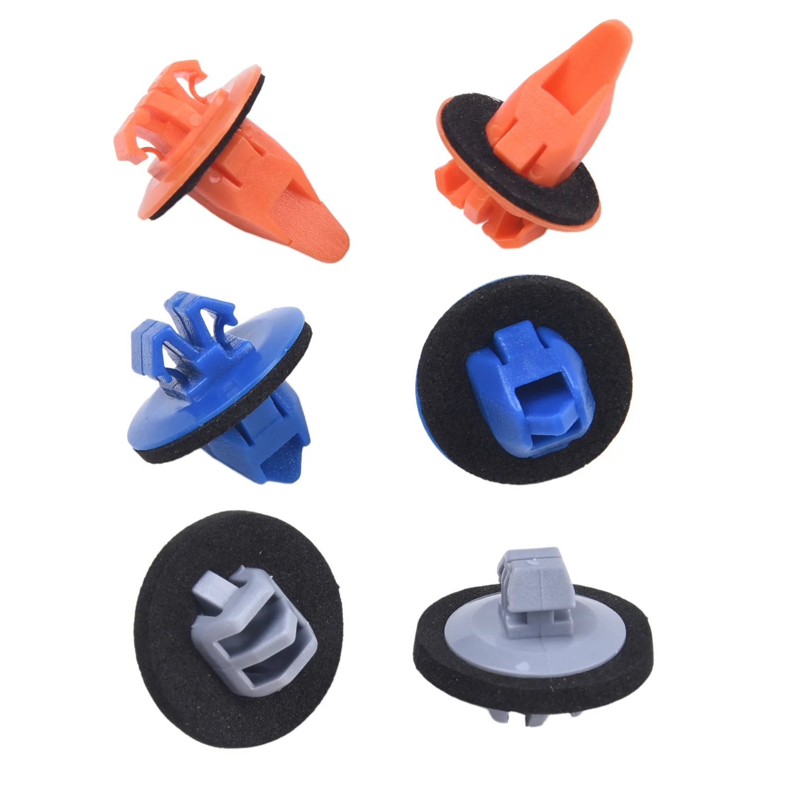 

30 шт., комплект зажимов для литья обшивки двери автомобиля с уплотнителями для Toyota Cruiser Highlander RAV4, задняя дверь