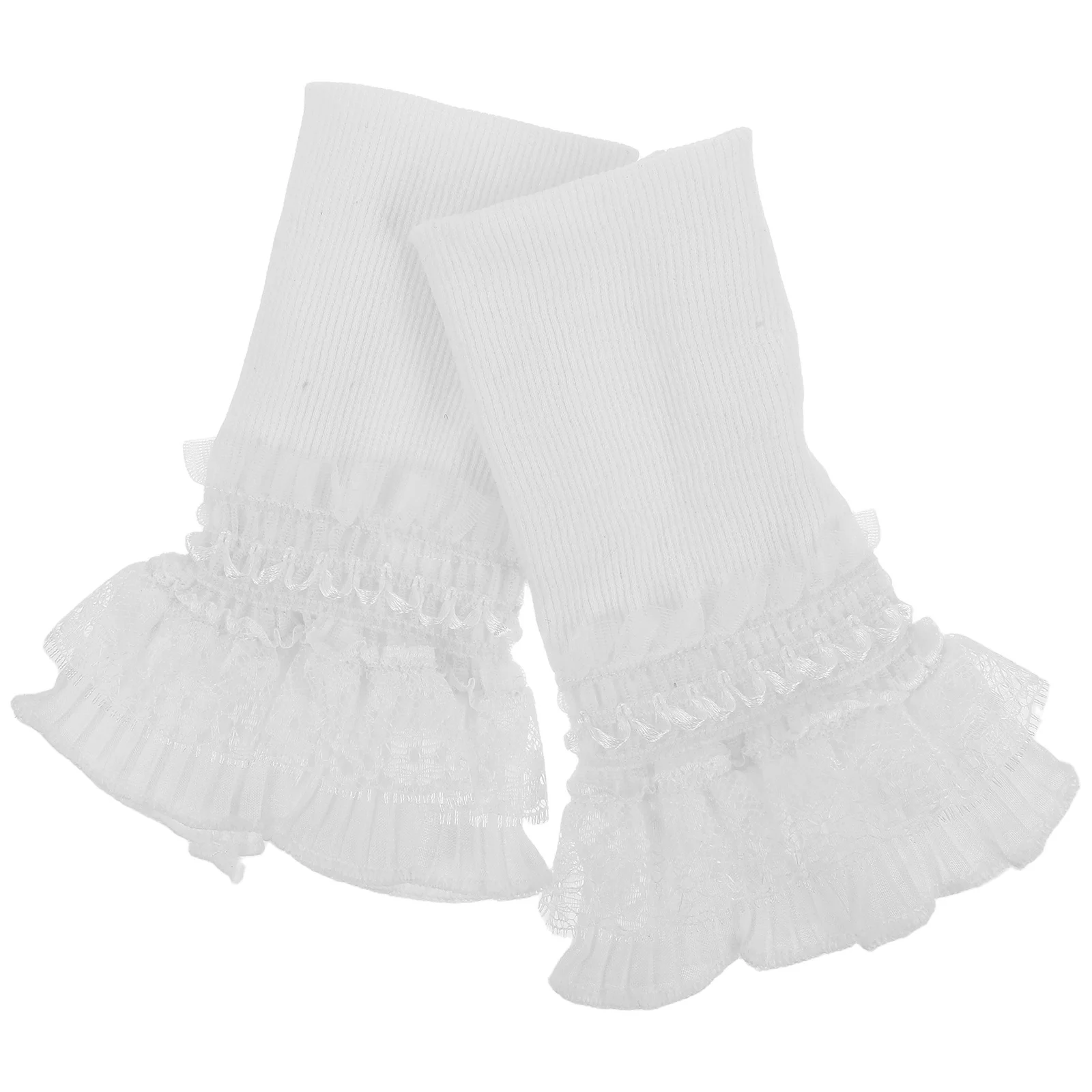 2 Stuks 1 Paar Bloemen Nep Afneembare Kostuum Pols Manchet Voor Vrouwen Polyester Mouw Accessoire Banket Party Decor Mode manchet