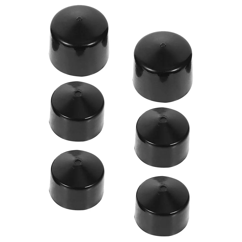 6pcs Surfboard Stand Vertex Hat Skateboard Pivot Cups Replacement for Bones Bushings Trucks Parts PU Accessories