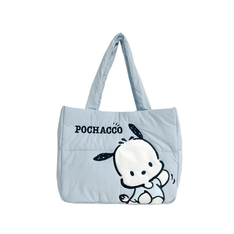 Sanurgente-Sac à main en tissu de dessin animé mignon, sac fourre-tout Kuromi, sac à main de grande capacité, initié, chien Pacha, nouveau, 2024