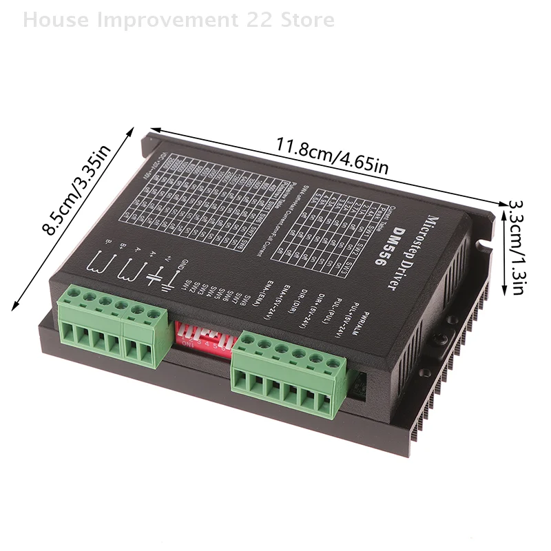 Controlador de Motor paso a paso Digital DM542/556/860 DSP 2 fases 20-50V DC 1-5.6A para Motor paso a paso 42 57 86 Motor paso a paso Nema17/23
