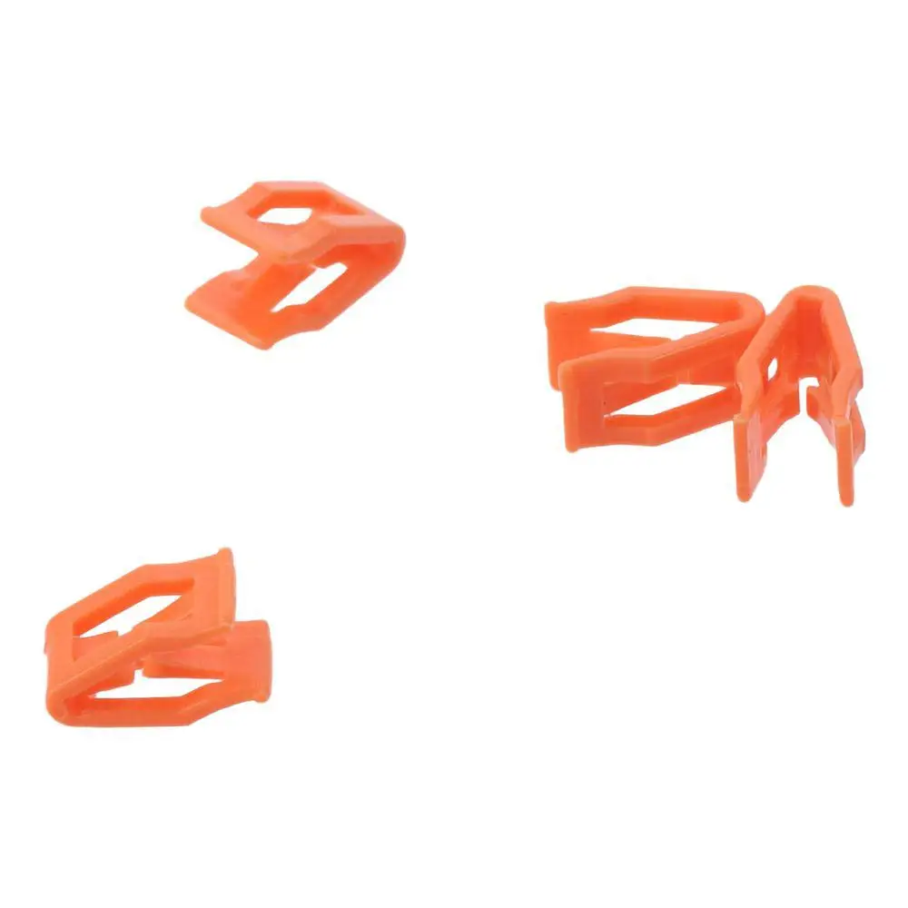 50pcs Car Accessories Parts Orange Center Console Plastic Switch Bezel Body Trim For Car