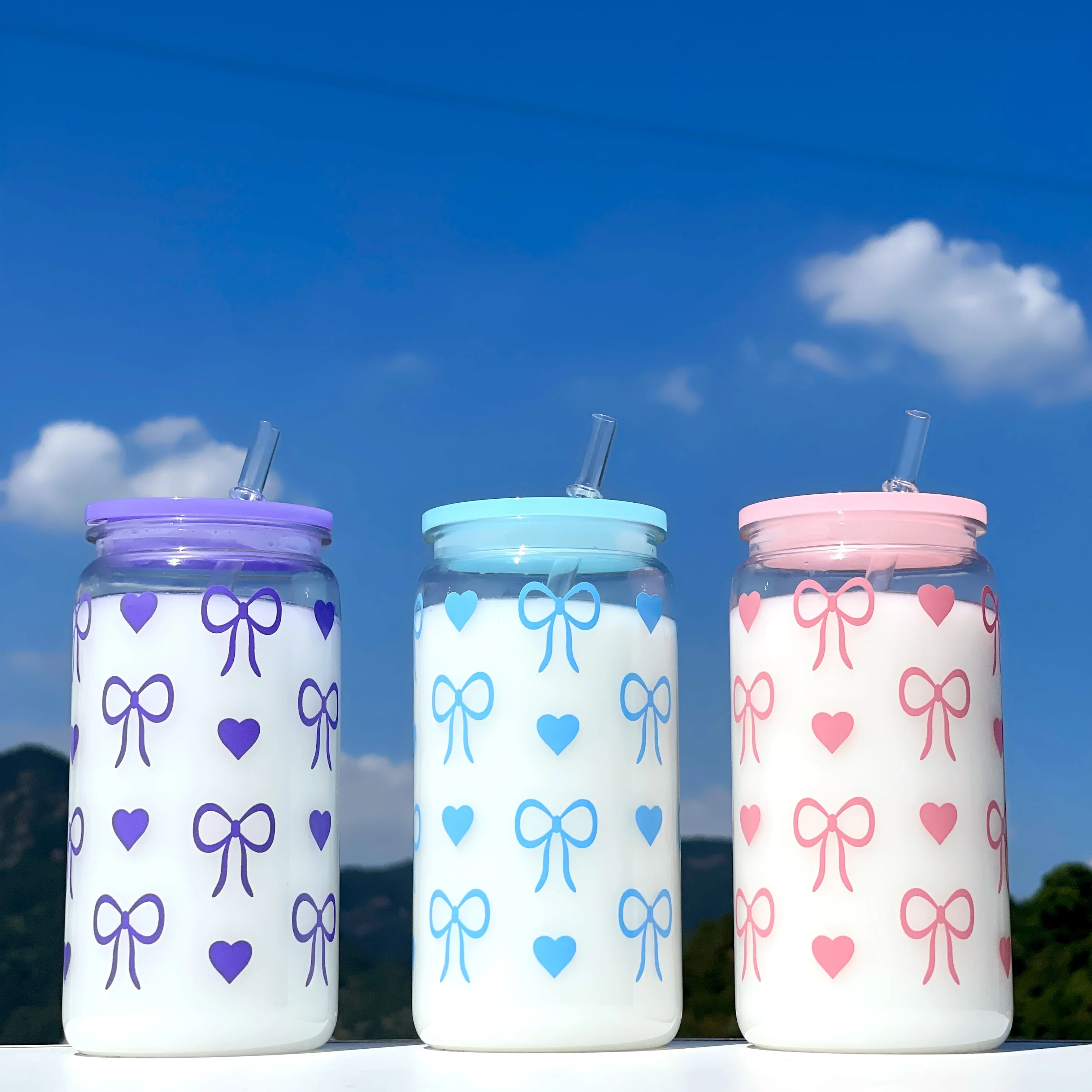 500ml BPA Free Reusable Straw Water Cup Lightweight for Home Party Sports School Ideal Gift for Family Lovers Friends