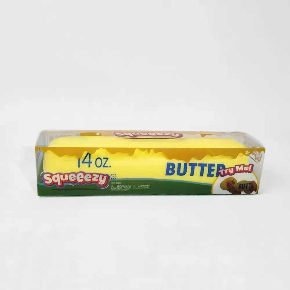 1 riesiger Butterstick-Spielzeugstab zum langsam quetschen, kreatives Stressabbau-Sensorikspielzeug in Butterstick-Form, Angstlinderung