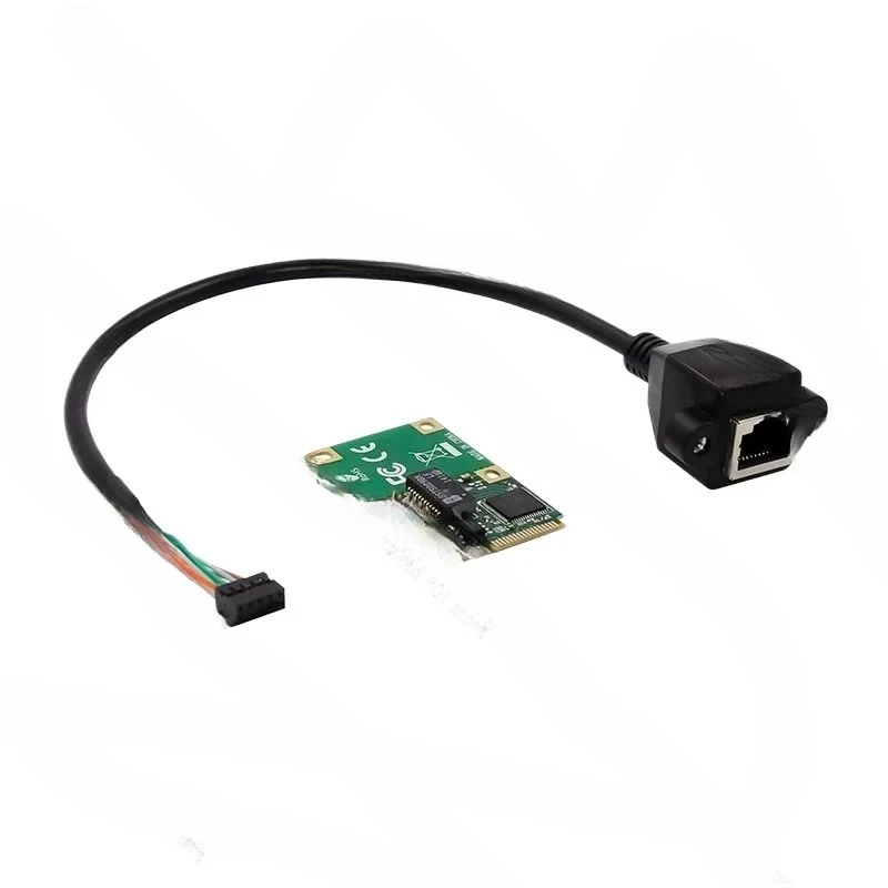 miniPCIe Gigabit Ethernet server network interface card Intel 82574L single RJ45 Ethernet adapter card