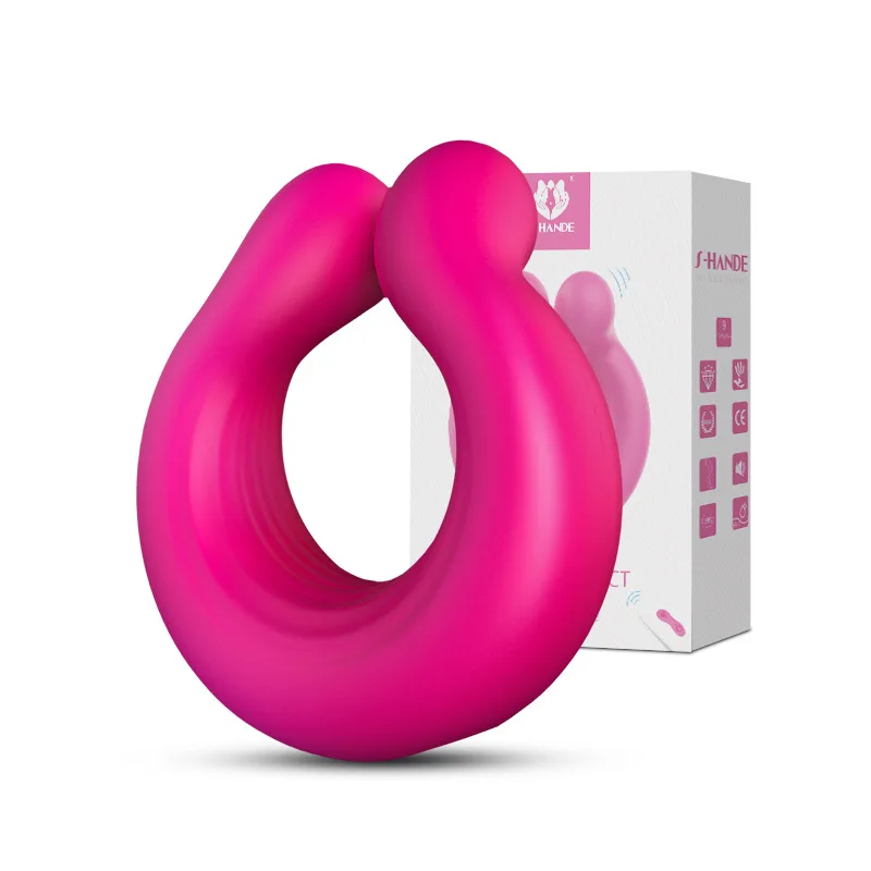 

Wholesale multi-purpose lock essence vibrator husband and wife share vibration ring adult sex toys