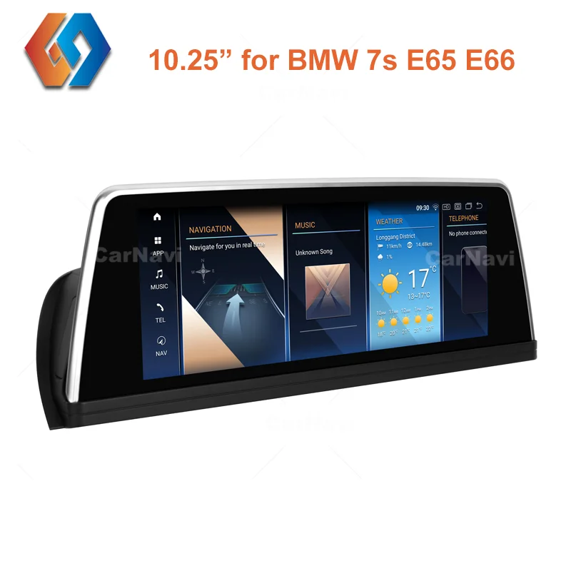 7s E65 E66 Android 12.0 Car Radio GPS Navigation Multimedia Stereo Player Support YouTube Netflix Waze WiFi BT5.0 Google Map TV