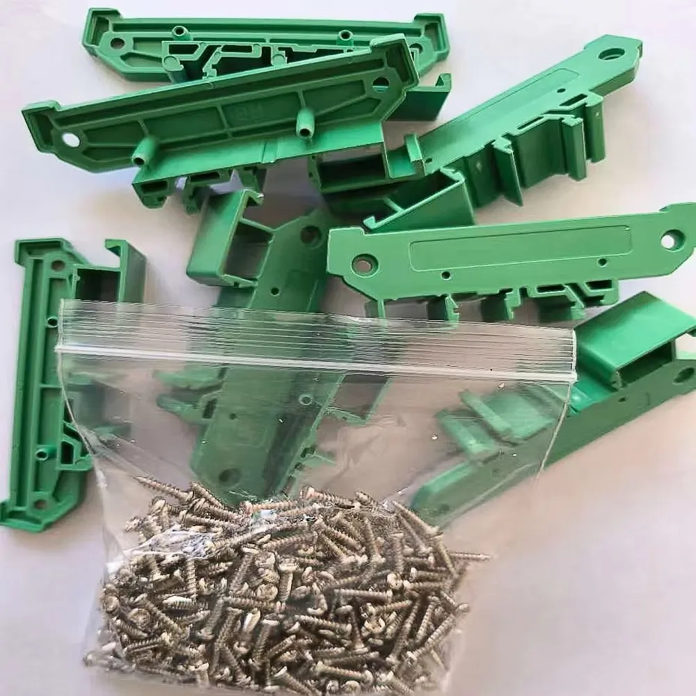 50 Set UM72 PCB module rack left and right baffles suitable for DIN 35mm rail, C45 rail