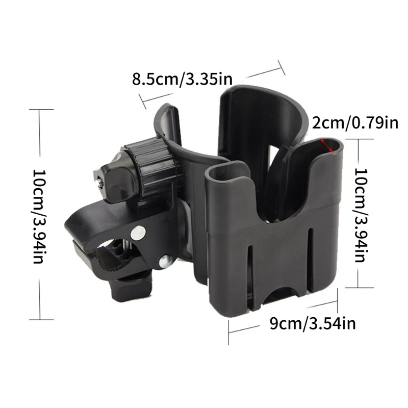 Portable Strollers Cup Organiser with 360 Degree Adjust Bottle Clip Dedicated 425F
