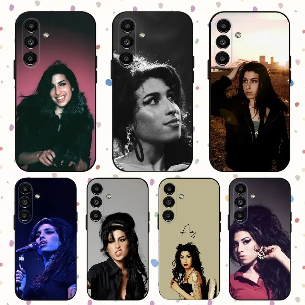

Singer Amy Winehouse Phone Case For Samsung S24,S21,S22,S23,S30,Ultra,S20,Plus,Fe,Lite,Note,10,9,5G Black Soft Cover