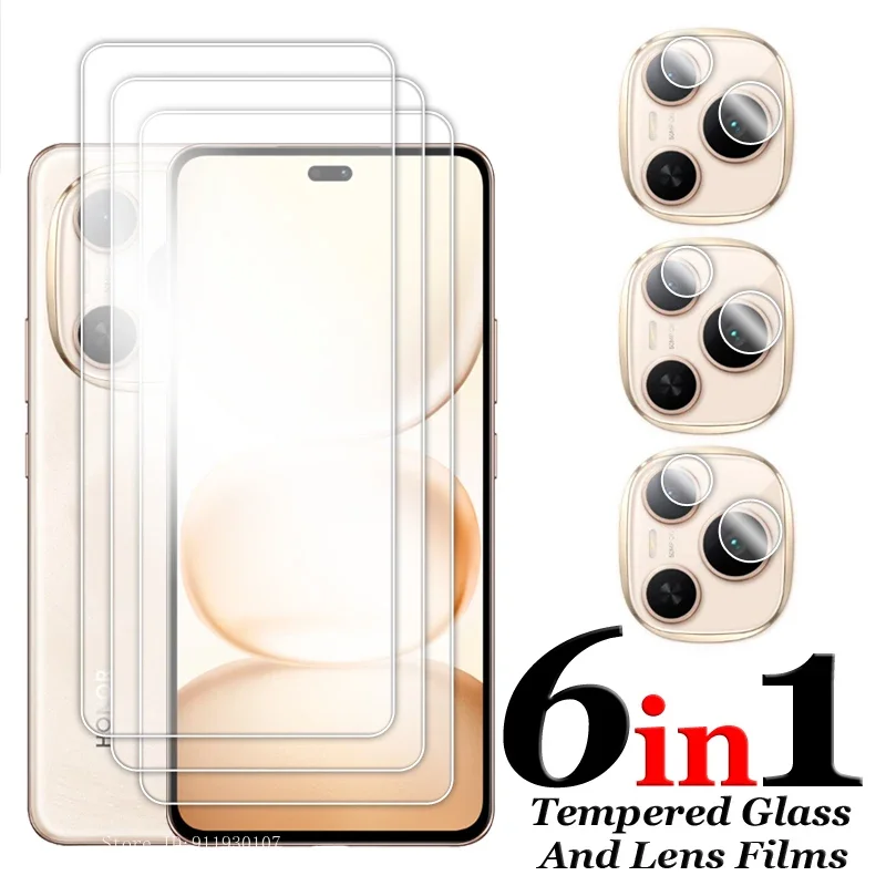 6 in 1 Für Honor Power Glas Für Honor X60 GT Power 400 Lite Gehärtetem Glas Screen Protector Für honor X60 GT 400 Lite Power Objektiv