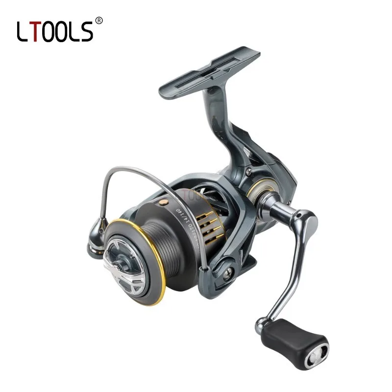 

Spinning Fishing Reel HG2000-7000 CNC Metal Rocker 8KG Brake Power Fish Lure Reel 5.2:1RPM Ratio Wheel Freshwater Saltw Fishing