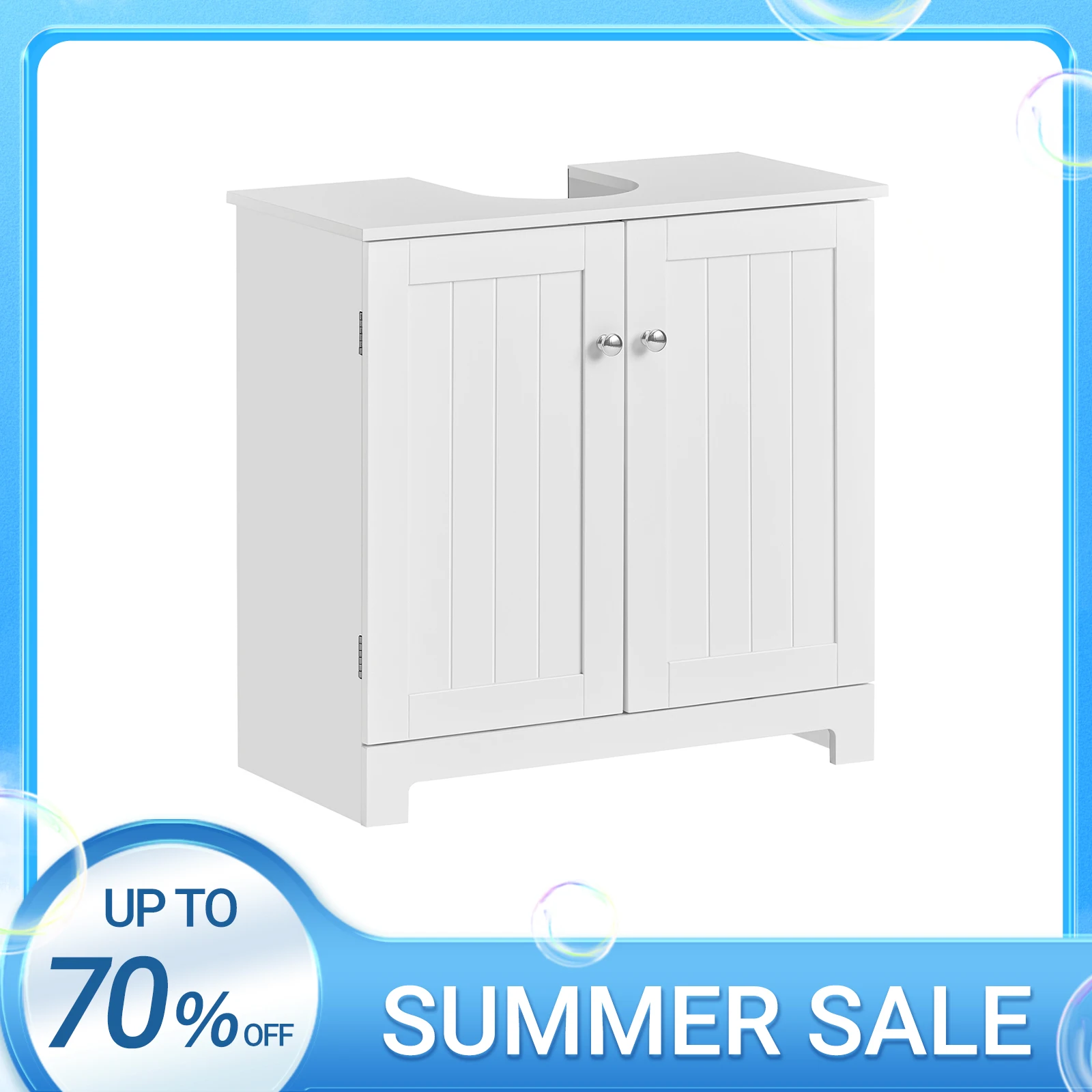 SoBuy BZR18-II lavabo bajo armario baño tocador bajo armario muebles de baño BHT aprox. : 60x60x30cm