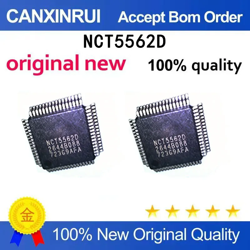 

(5-100 pieces)NCT5562D NCT5562O QFP64 brand new