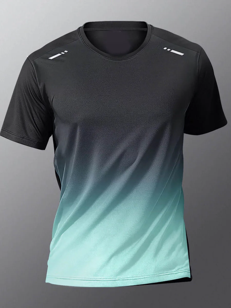 

Футболка Ice Silk Cool Feeling ort Sve, мужская дышащая спортивная футболка Thin Me, модная повседневная универсальная круглая футболка Ne