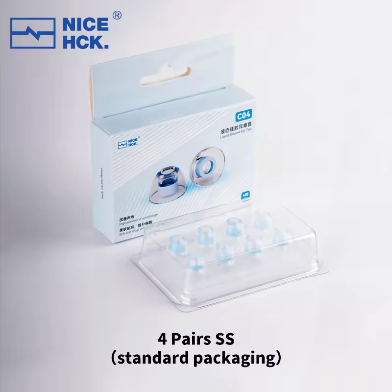 NICEHCK C04 Liquid Silicone Ear Tips Flexible Noise Isolating Ear Caps Skin-friendly Reusable Eartips for Explorer 4U NX8 Cantor - Image 8