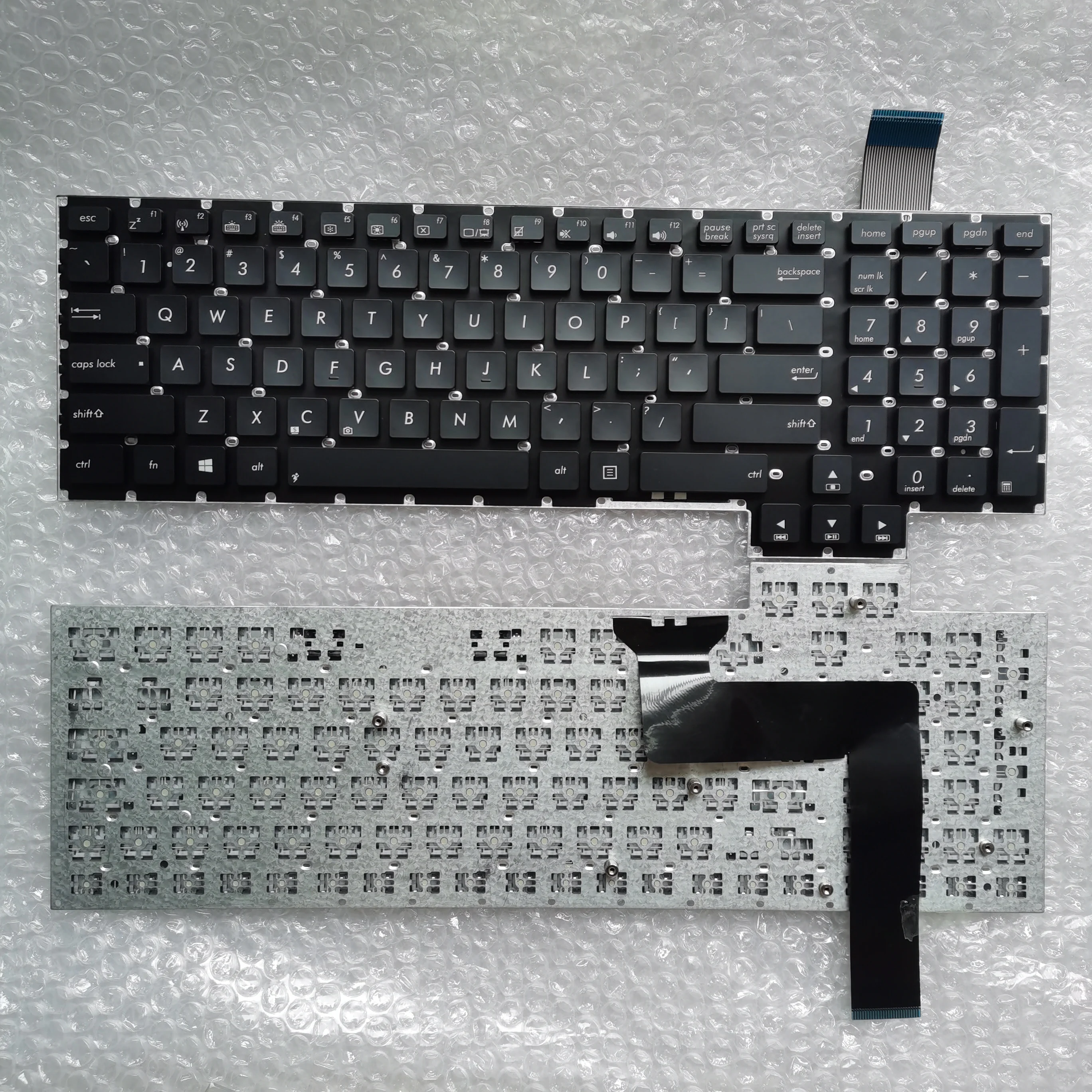 XIN for Asus g750j g750jh g750jm g750js g750jw g750jx g750jy g750jz Laptop Keyboard US  Black with White Printing