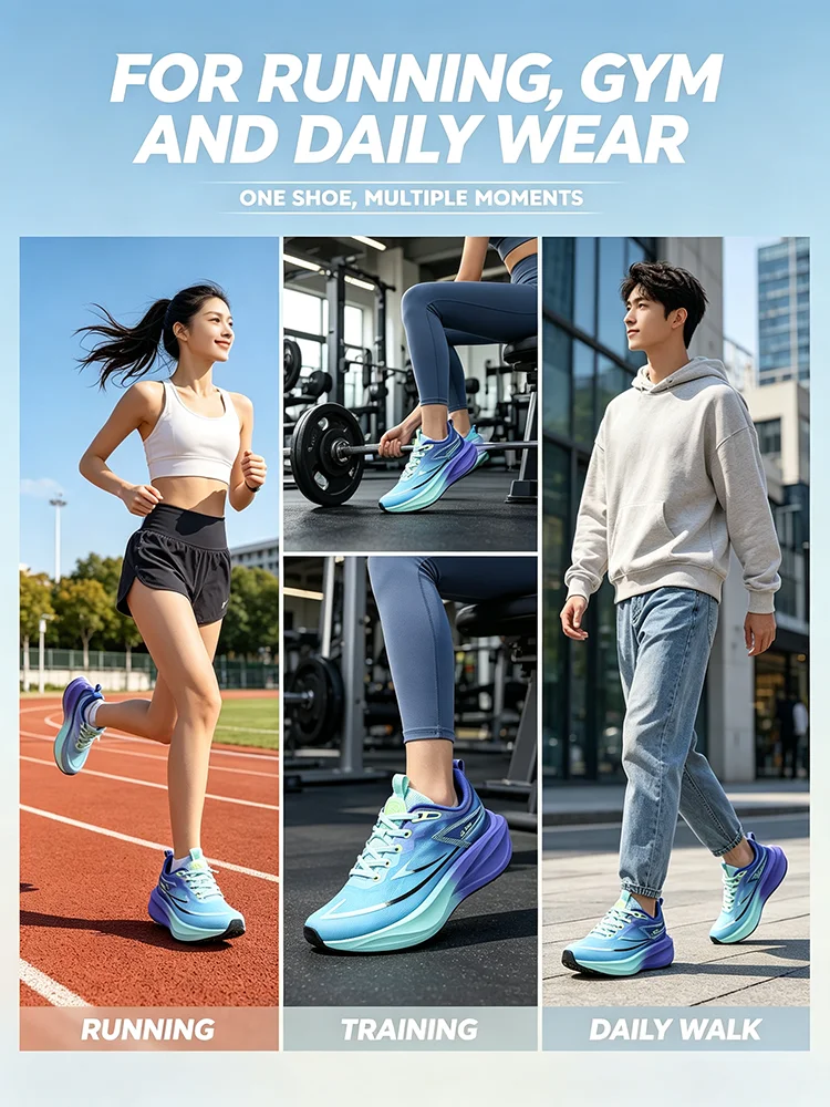 Neue Herren-Laufschuhe, professionelle Marathon-Sportschuhe, Damen-Sport-Laufschuhe, atmungsaktive und leichte Carbonschuhe – Detail 8