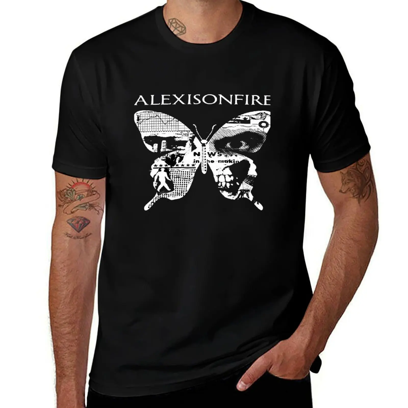 Attract Attention Most Loved Music Alexisonfire Classic Fans T-Shirt Basic Short Sleeve for Men T-Shirt